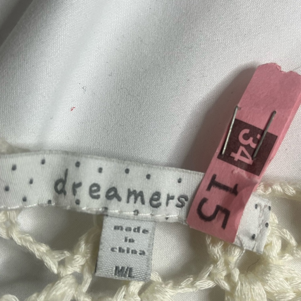 DREAMERS White Crochet Knit Top - Picture 5 of 5